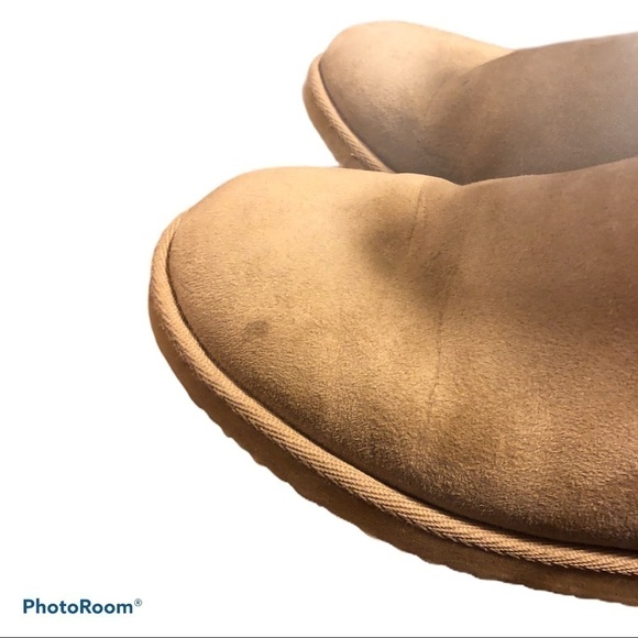 Gap sherpa lined tan ankle boots. - Picture 6 of 10